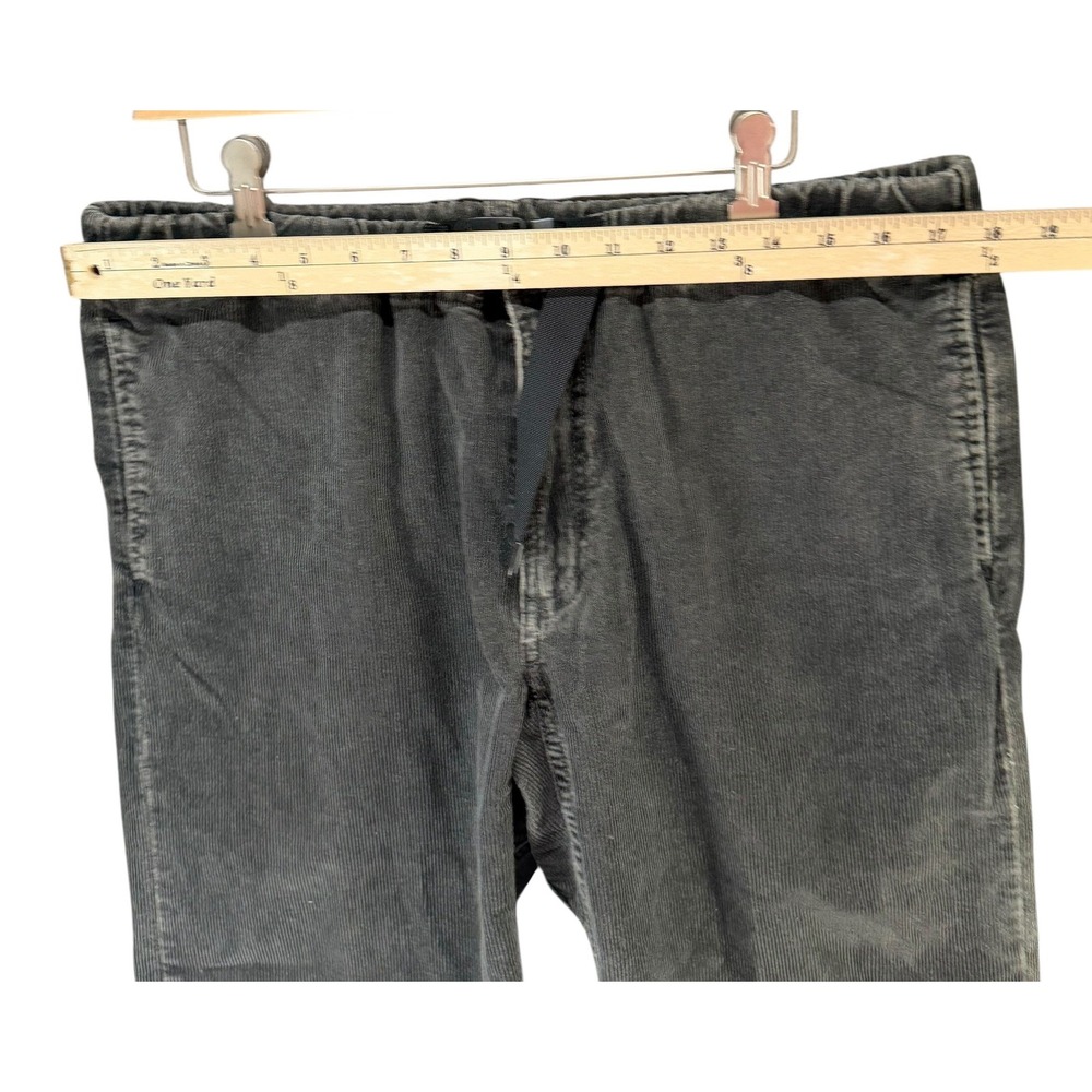 Gramicci Corduroy Pants Mens L Gray Belted Tapered Outdoor Hiking Gorpcore Climb - Picture 6 of 15
